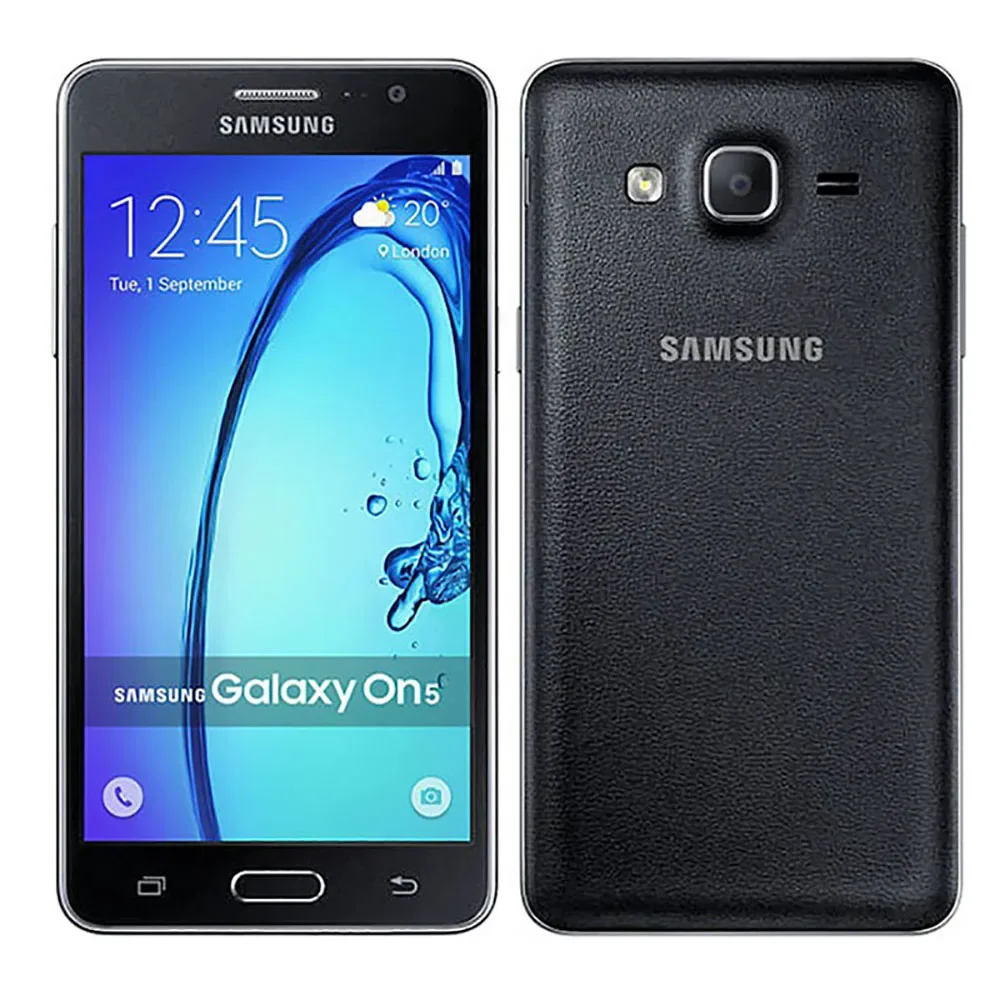 

Samsung Galaxy On5 G5500 (2015) Mobile Cell Phone Dual SIM 1.5GB RAM 8GB ROM 5.0" 4G LTE Unlocked Original Cellphone Android 5