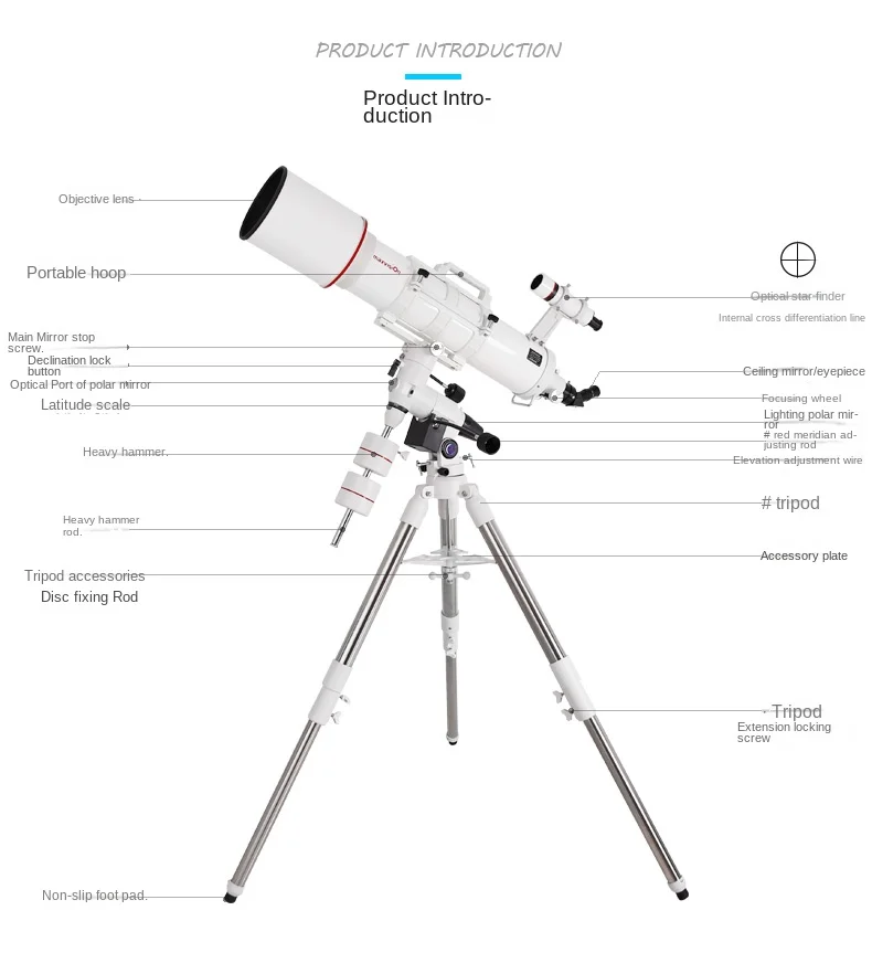S27eedf854e0d4660b362e6db0f45ef26j 152/1200 achromatyczny obraz teleskop astronomiczny duże powiększenie profesjonalną fotografię głęboka przestrzeń obserwacji gwiazd