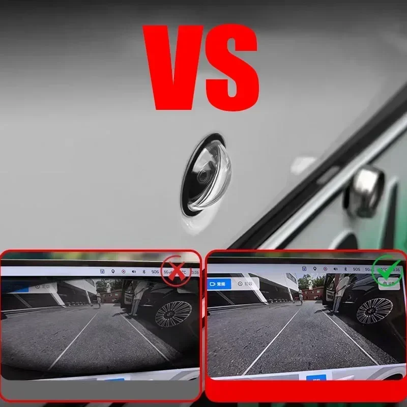 Premium Car Camera Lens Protector - Waterproof, Dustproof, Advanced Scratch Protection - Set of Up to 4