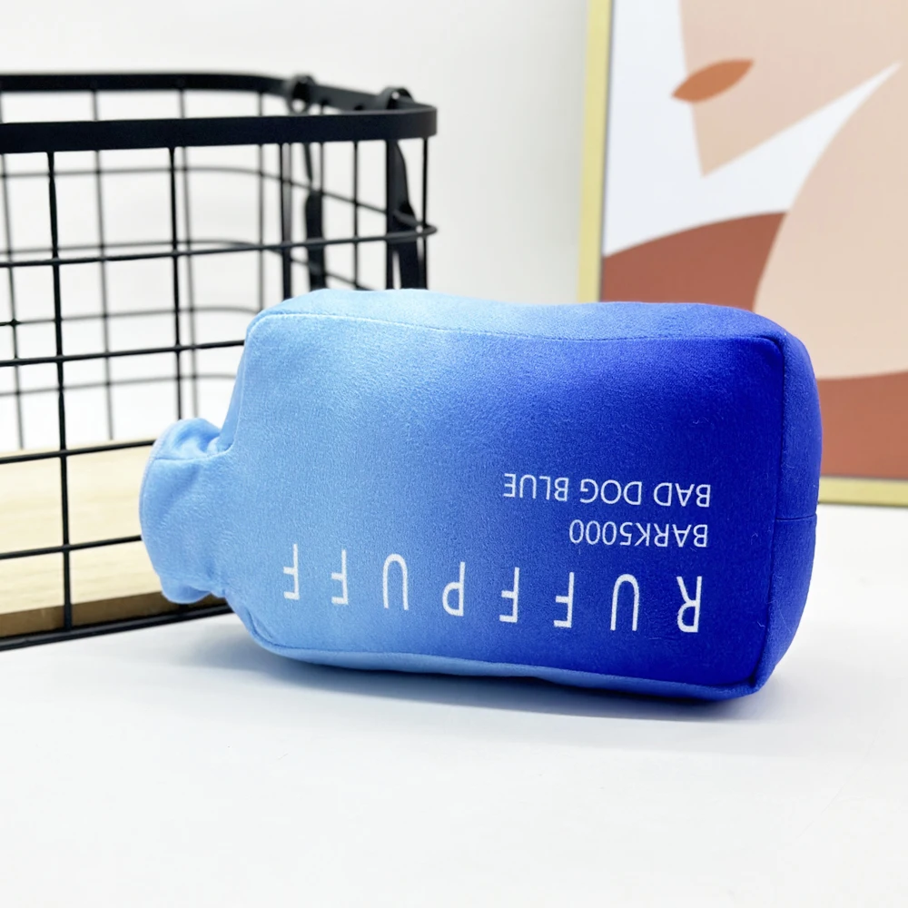 20cm Squeaky pet plush water bottle for pet lovers Easy to use toy cute easy to use gift