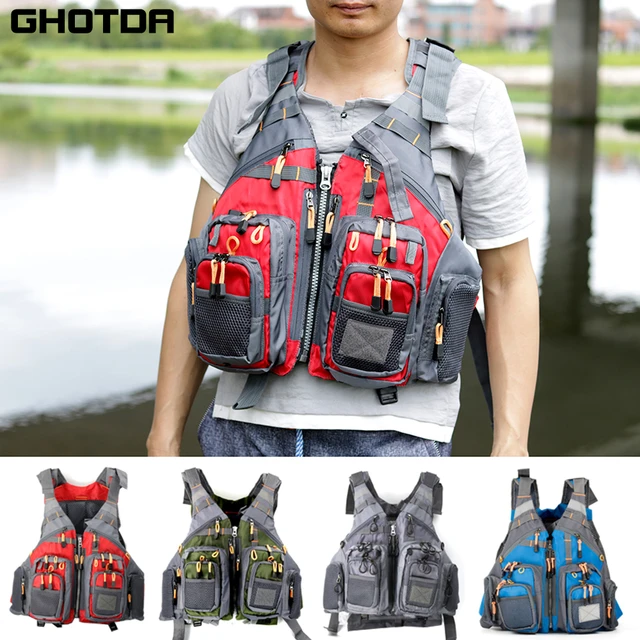 Ghotda Fishing Clothes Lure Vest Rock Fishing Portable Multifunctional  Fishing Clothes Max Bearing: 209.44LB - AliExpress