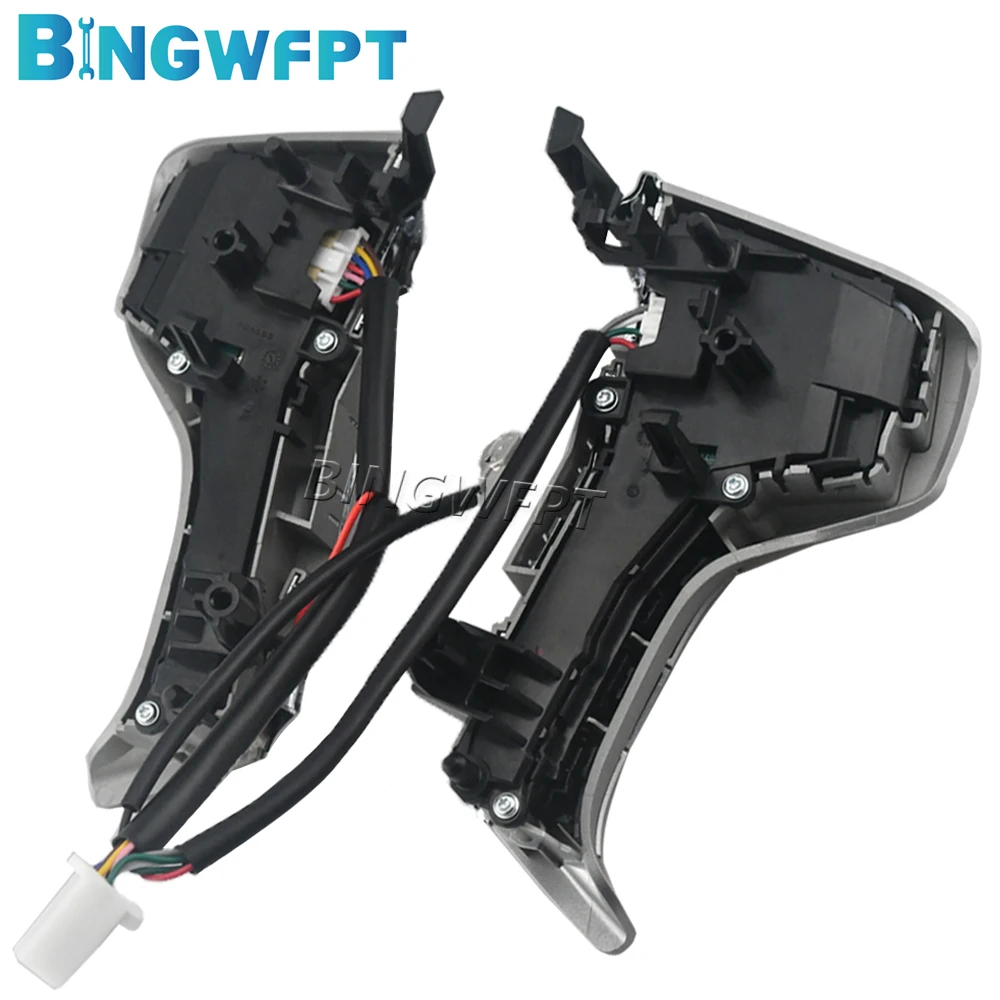 (Left+Right+Wire) For Mitsubishi PAJERO SPORT 2015-2022 Outlander Delica L200 Steering Wheel Audio Button Cruise Control Switch