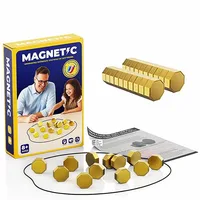 Party Games Magnetic Stones Game Interactive Magnet Board Strategy Game for Family Kids Adults High quality longest side 3.4cm 6