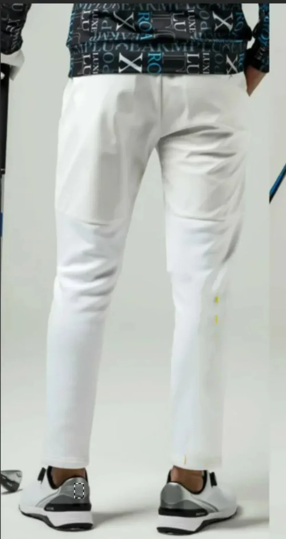 

Golf Men's Elastic Windproof Half Clip Cotton Cropped Pants