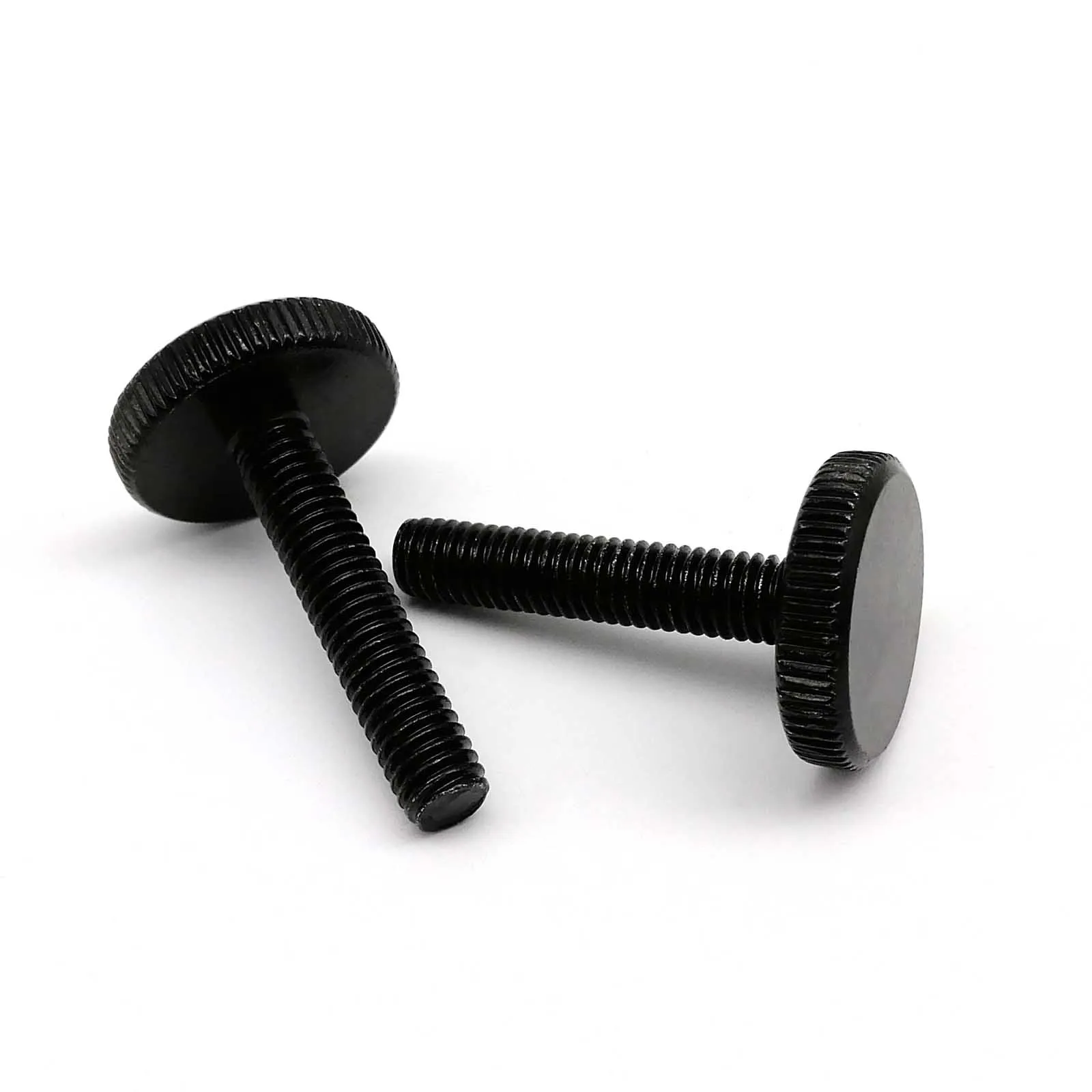 Knurled Flat Head Hand-Tighten Thumb Screw Bolt for Curtain Wall Glass Lock Adjustment