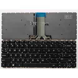 Enhanced US Laptop Keyboard - Ergonomic Design for Seamless Typing Experience (Black US backlit)