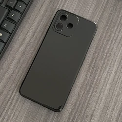 Soft TPU Silicone Protective Back Phone Case - Black Transparent Cover Shell for Cubot Note 40 (Clear)