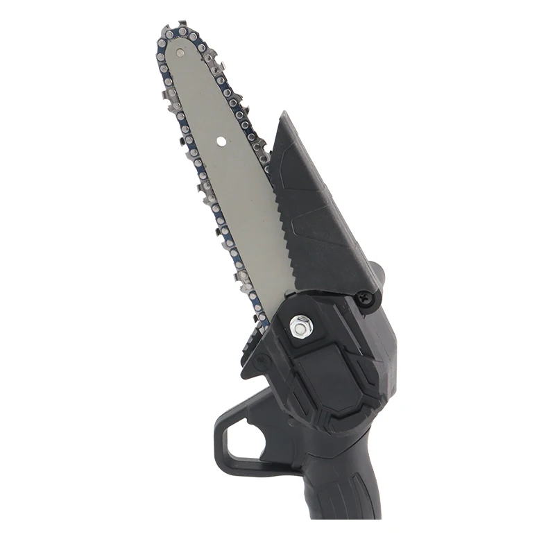 SUNSHINE Electric Chainsaw Cordless Handheld Pruning Saw Portable Home Garden Logging Power Tool 18V Lithium Battery Wood Cutter