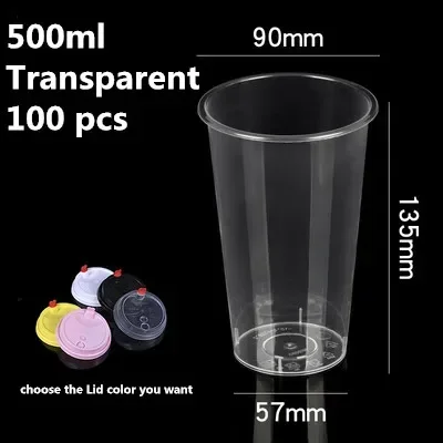 Gobelet Plastique Transparent - 250/350/450 ml - colis x1000