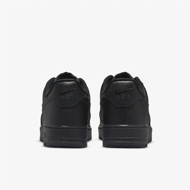 Air Force 1 Nike Men's and Women's Skateboarding Shoes Fashion Black and White Comfortable Af1 Casual Sports Shoes