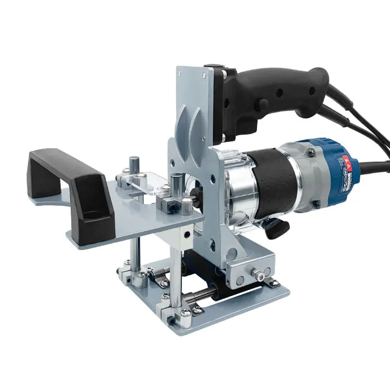 

New Woodworking Invisible Part 2-in-1 Connector Slot Cutter Mold Small Portable Milling Cutter Positioning Frame Connection