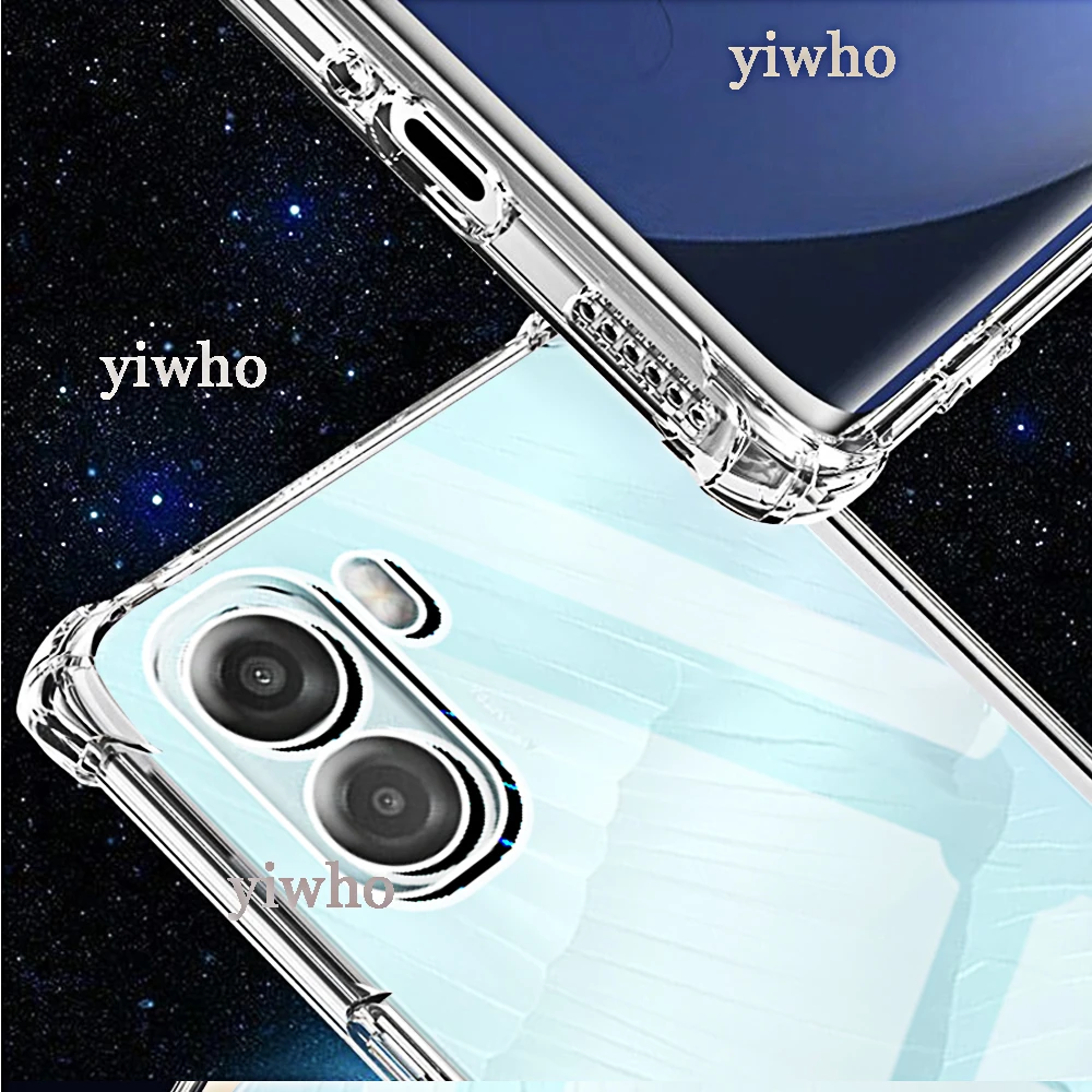 Clear Soft TPU Protective Camera Shell - Transparent Phone Case