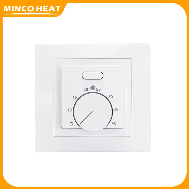 Minco ความร้อน Room พื้นเครื่องทำความร้อน230V AC,50/60Hz 16A Mechanical คู่มือการใช้งานอุณหภูมิภายนอก Sensor 1