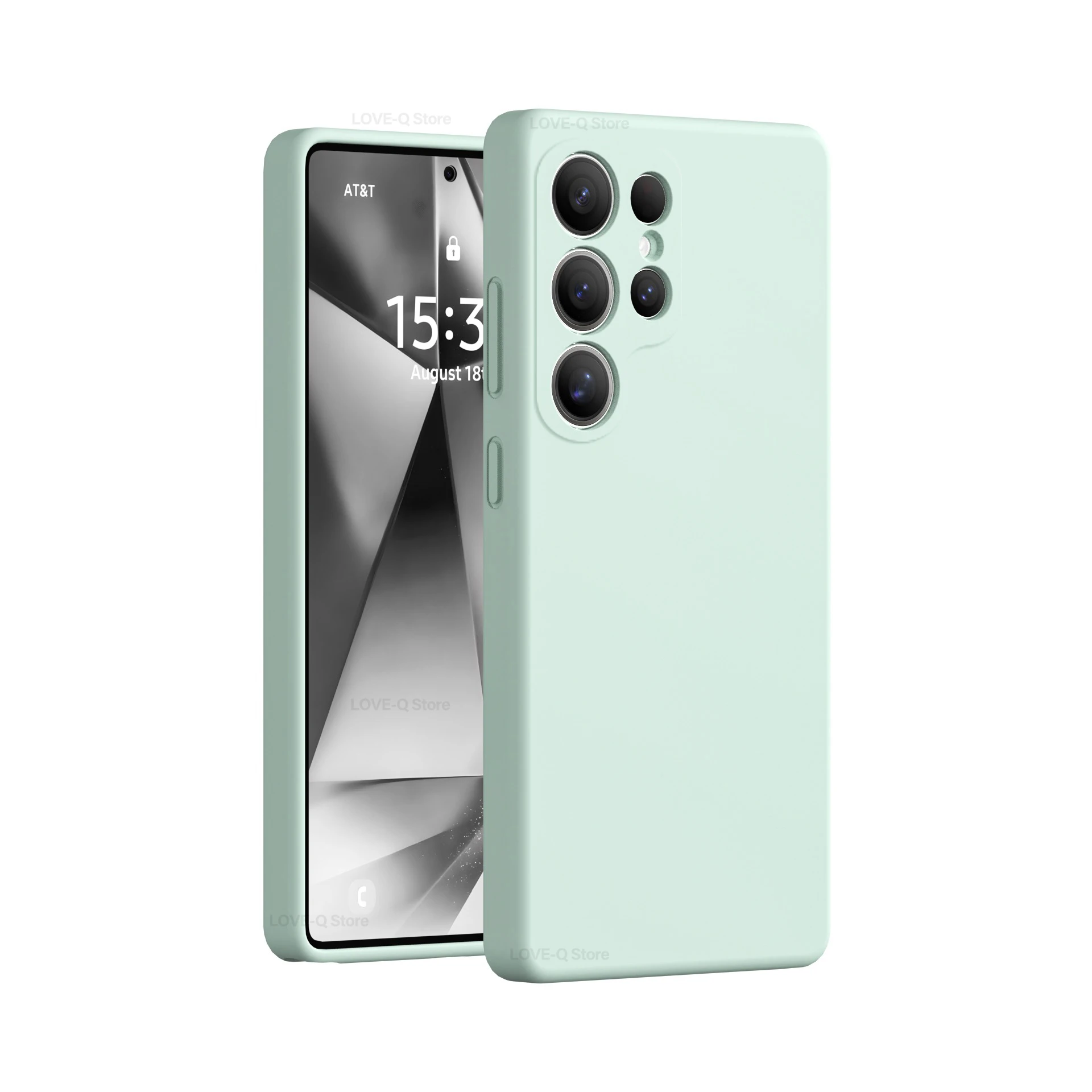 Luxury Liquid Silicone Soft TPU Phone Case Cover