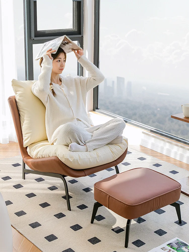 

Luxury sofa chair modern minimalist designer lounge chair living room minimalist lazy tiger chair retro single person sofa.
