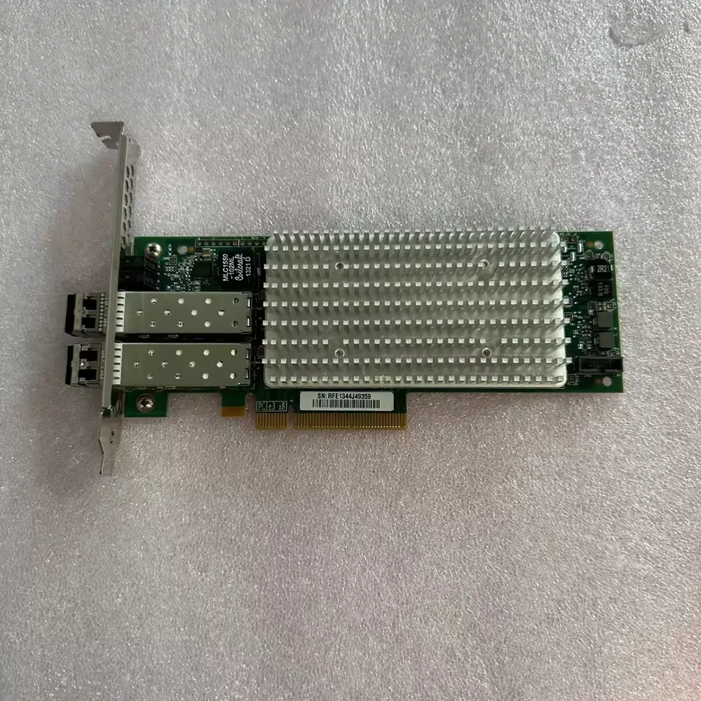 QLogic QLE8442-SR 듀얼 포트 25G 광섬유 HBA 카드, PCI-E x8, 2*FINISAR FTLF8536P4BCL