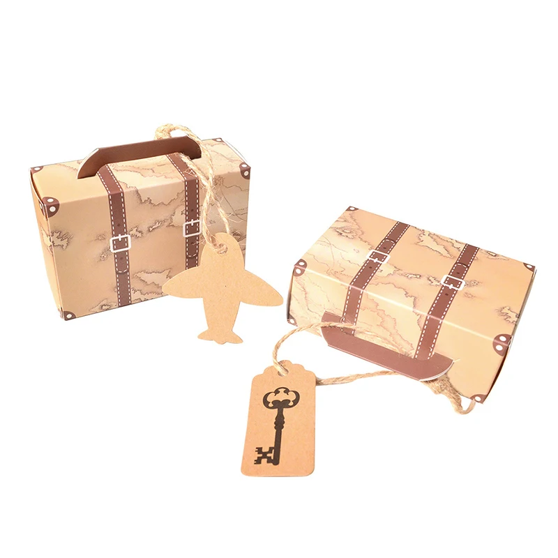 50 pezzi vintage valigia bomboniere scatole regalo caramelle per viaggio tema festa matrimonio decorazioni | Leroy Merlin