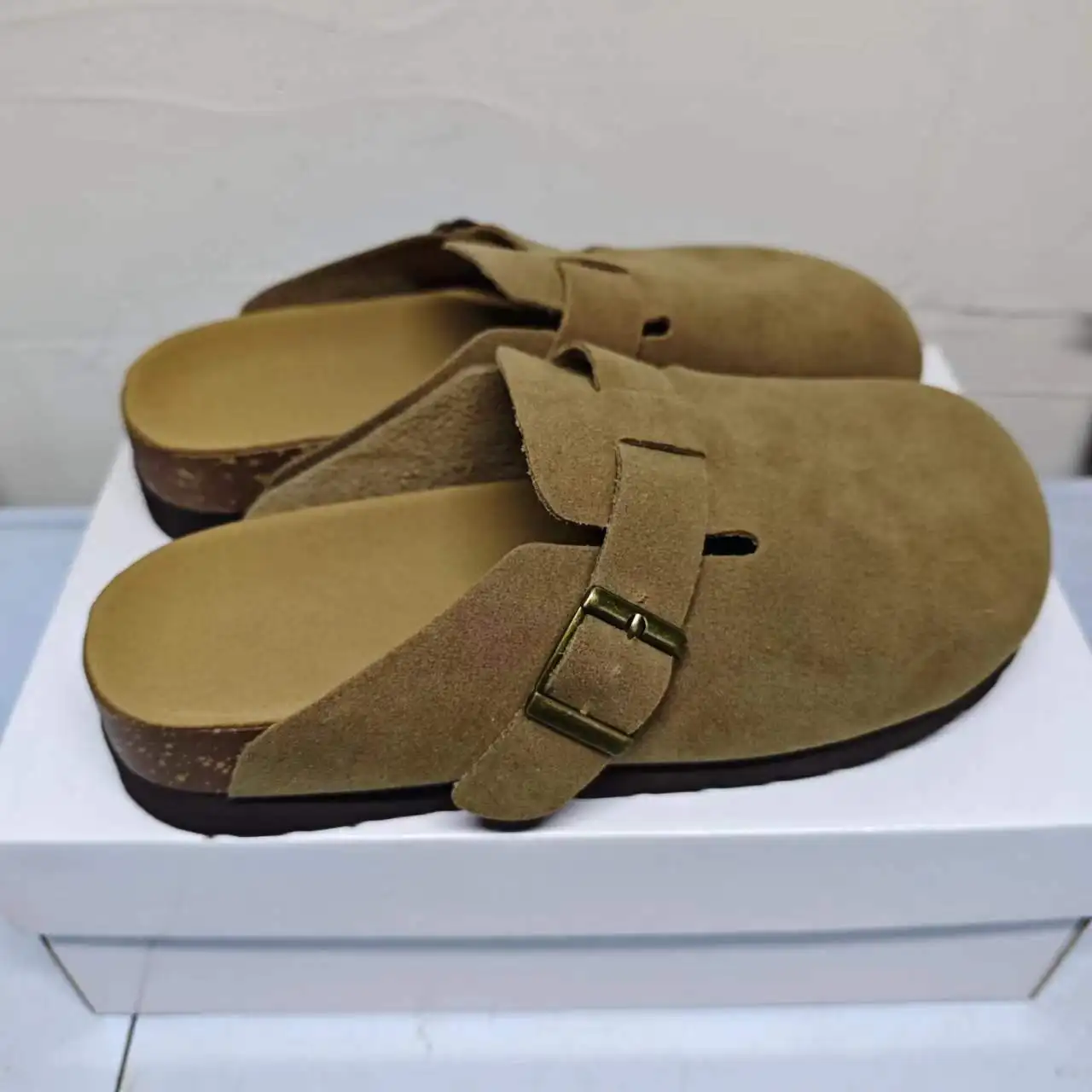 2024 Women\'s Slippers Summer Mules Platforms Sandals Casual Home Beach Luxury Flats Comfortable Elegant Shoes Big Size 42 43