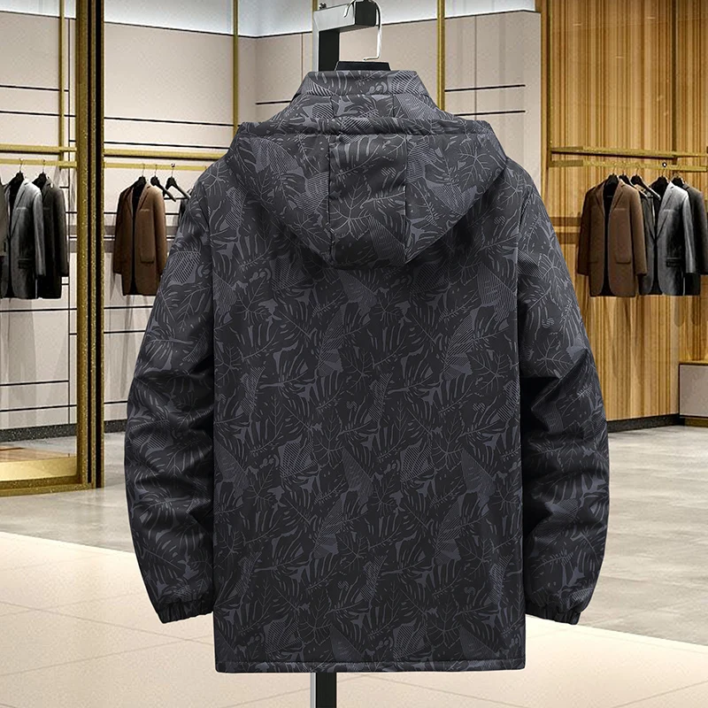 

150KG New Arrival Winter Trend Cotton Padded Clothes Parkas Casual Thick Camouflage Mens Jackets Coats Plus Size 8XL 9XL10XL
