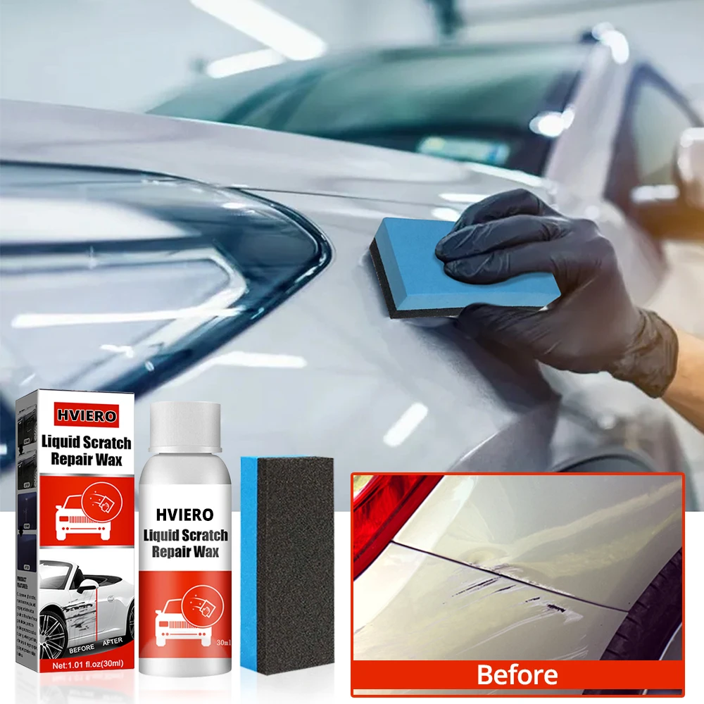 30ml Car Styling Wax Scratch Repair Kit Auto Body Compound Polishing Grinding Paste Paint Cleaner Polishes Care Set Fix Itt Wash car scratch remover