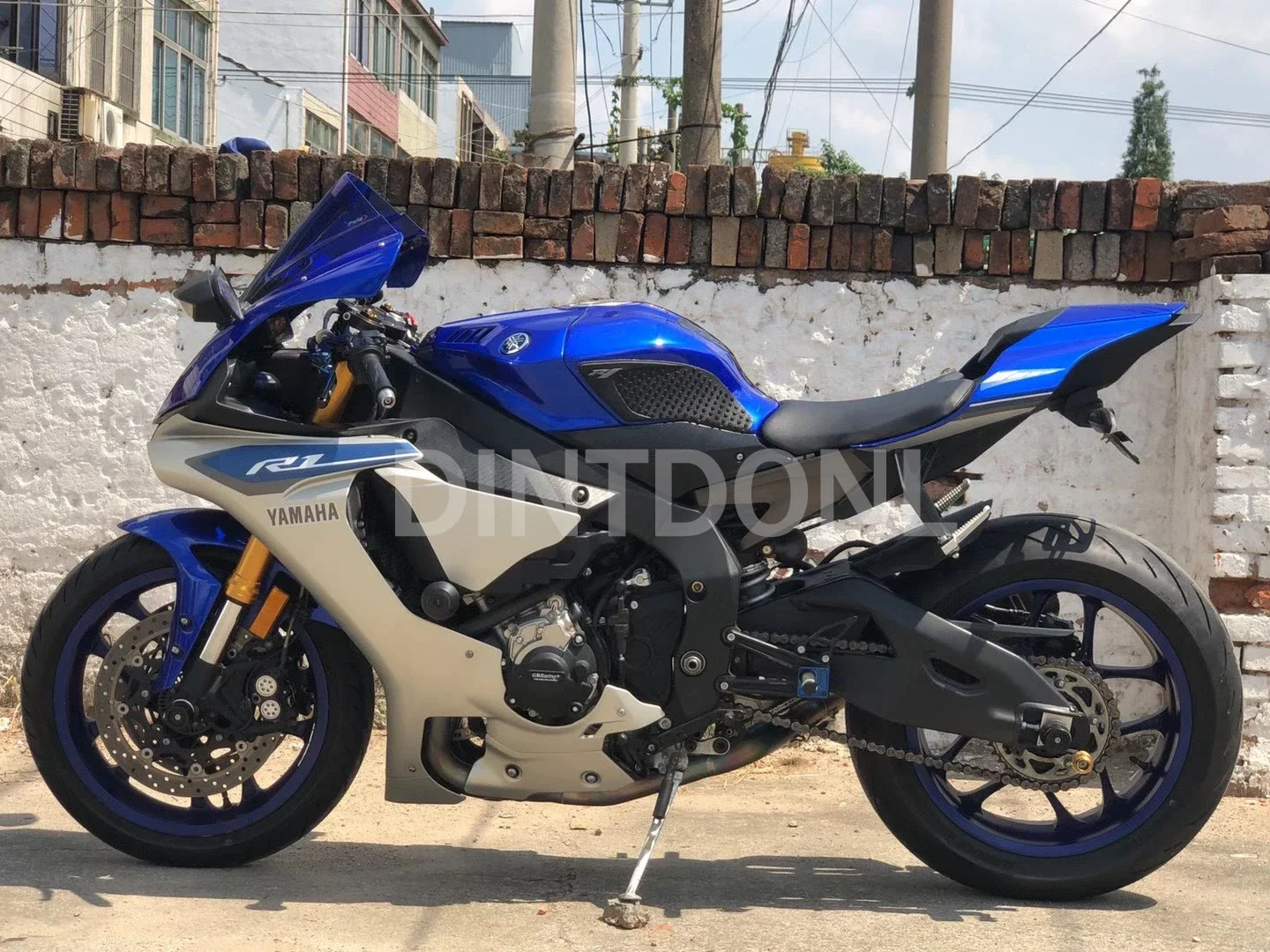 YZF-R1 오토바이 탱크 패드 미끄럼 방지 페인트 보호 스티커, 2004-2008 YZFR1 2009-2014 YZF R1 R1S R1M 2015-2021
