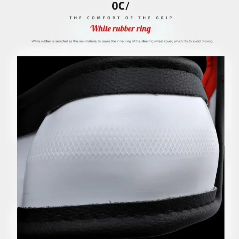Steering Wheel Cover Car Steering Wheel Cover Universal 15 inch Breathable Anti Slip Car Interior Accessories Fit Most
