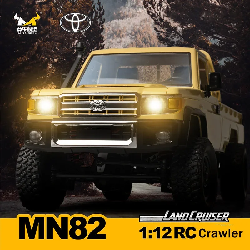 1:12 MN Model MN82 RC Car 2.4G RTR Version 4WD 280 Motor Proportional Off-Road Remote Control Crawler toys For Boys Gifts 4