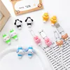 2pcs/set Kawaii Cable Protector Creative Lovely Cartoon Animal Charging Cable Earphone Cable Usb Winder Wire Cord Organizer 1