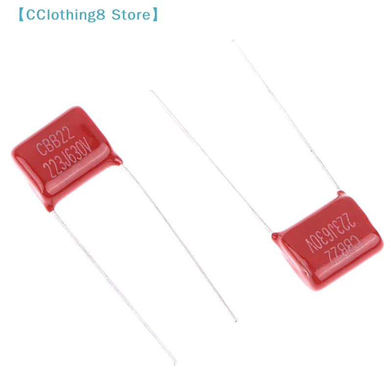 10Pcs Pro 223J 630V 22NF 0.022UF 커패시터 금속화 폴리프로필렌 기타 캡 CBB 일렉트릭 기타 베이스용 필름 캡【AliS8】