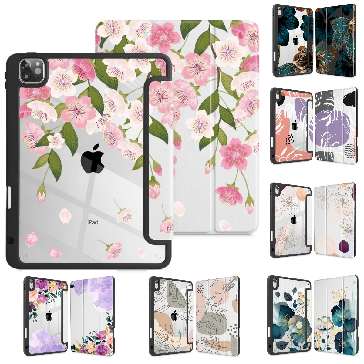 Cherry Blossom Ipad Pro M2 11 4Th/3Rd/2Nd/1St Gen 2021 2020 2018 2022 10Th Generation 10.9 Pollici Case 12.9 Pollici 2020 2021 M2