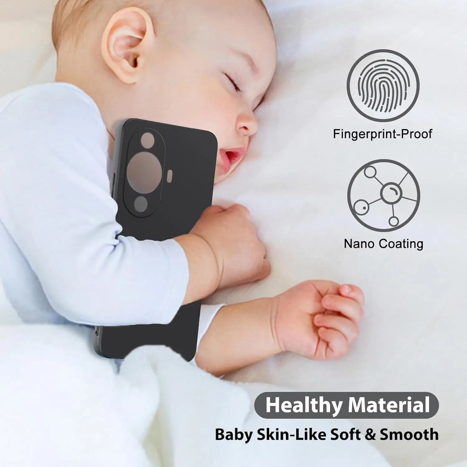 Flexibler TPU-Fall aus flüssigem Silikon für Huawei Nova 12 SE 12S 12i 11 Pro 11i 10 9 SE Schutzhülle Fundas Coque Capa_voghion.com