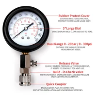Automotive Cylinder Pressure Gauge for Vehicle Diesel Engines Motorcycle Measurement Auto Inspection gauge Tester - Image 2