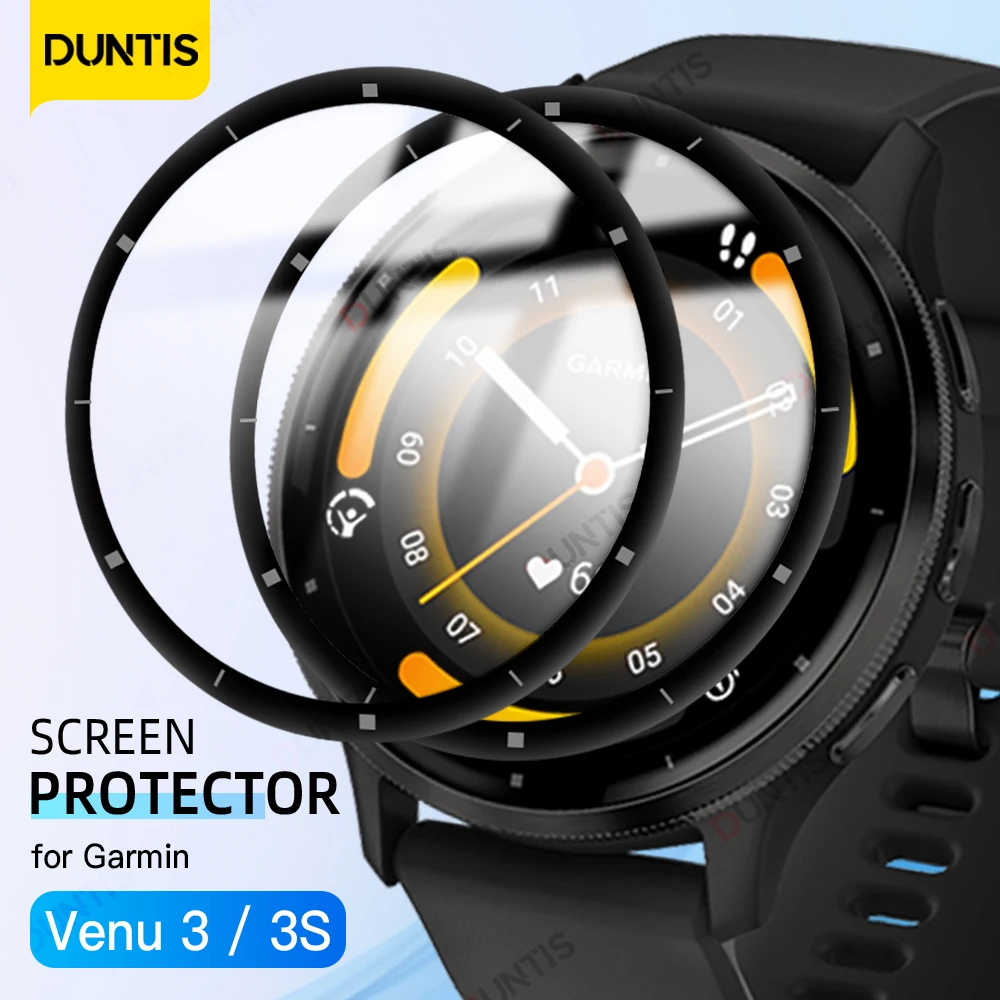 thumbnail image 2 of Garmin Screen Protector Venu 3s 6-Pack Screen Protector For Garmin Venu 3S - Self-Healing TPU Film With Anti-Bubble Installation Smartwatch Screen Protection 2 of 9
