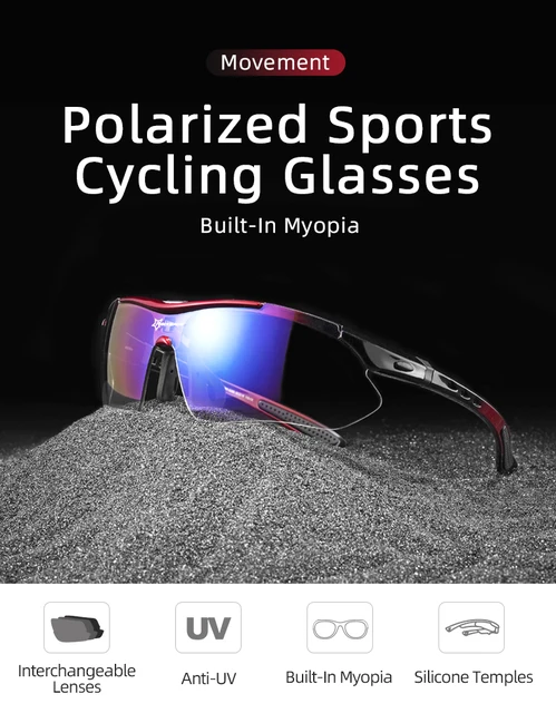 ROCKBROS Polarized Bicycle Glasses 5 Lens Outdoor Sports Eyeglass MTB Road  Eyewear Bike Sunglasses Myopia Frame Cycling Glasses