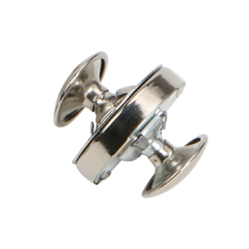 Thin Magnetic Snaps Purse Double Rivet Closures Round Clasp Stud handbag snap buttons Craft Accessories Wallet Accessories 14m