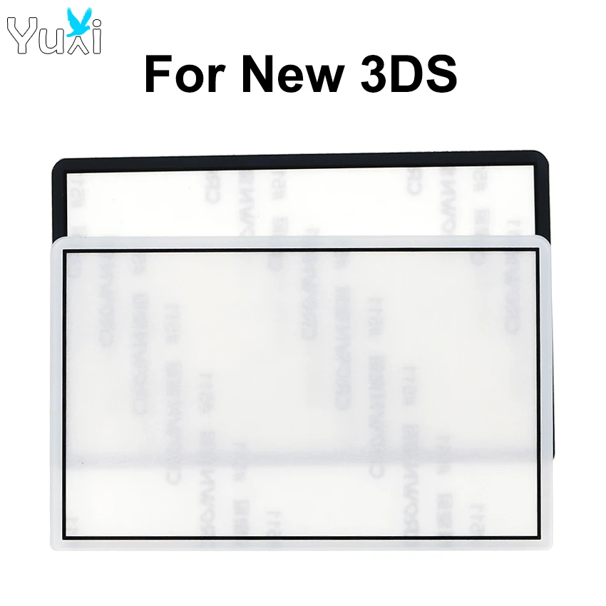 Yuxi Top Mirror Glass Lens Cover Superiore Lcd Screen Protector Panel Sostituzione Per La Nuova Console 3Ds