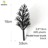 20Pcs  Model Bare Trunk Tree 4cm Train Railway Building Scenery Train Building Garden Park Winter Scene Layout 3
