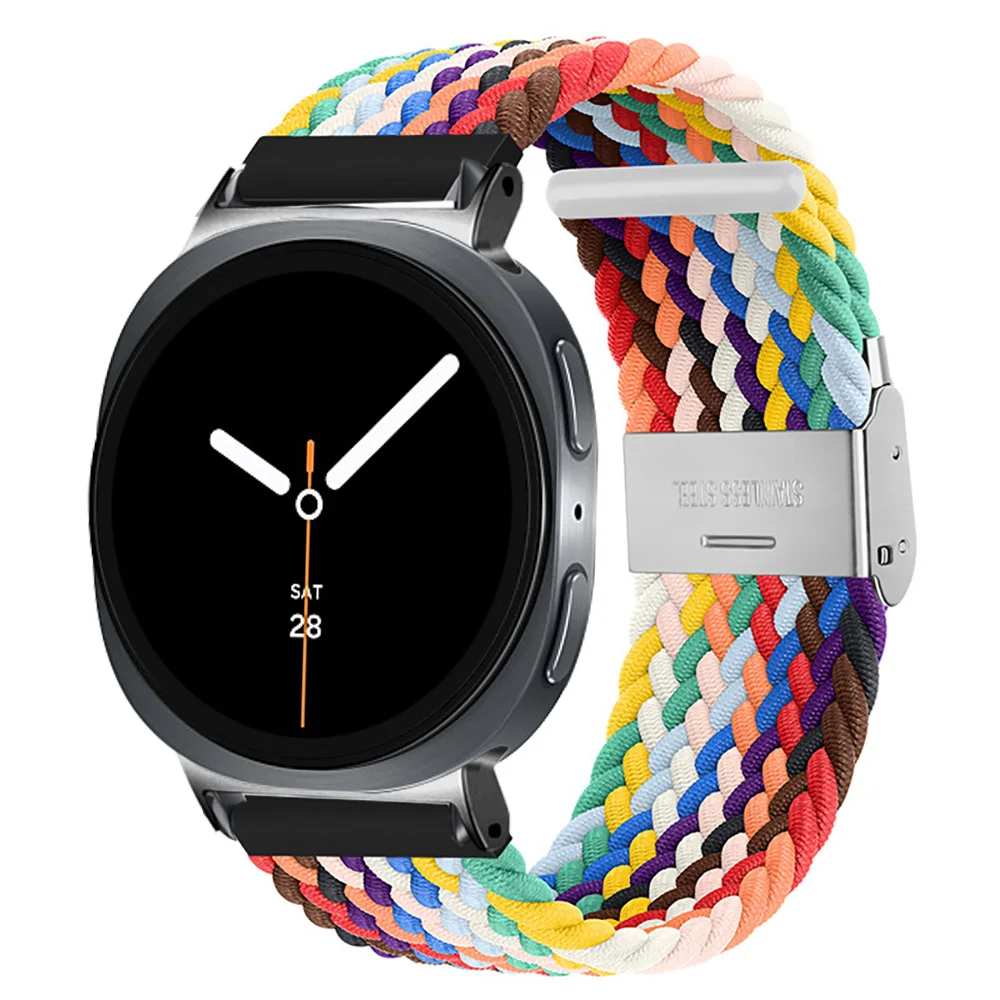 Premium Woven Nylon Strap with Stainless Steel Buckle