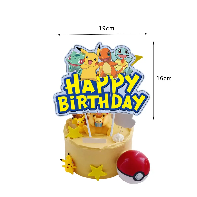 Pokémon Pikachu Ensemble danniversaire Numéro 1-9 Ballon en or Bouillier  Décoration de Décoration Ballon -  France