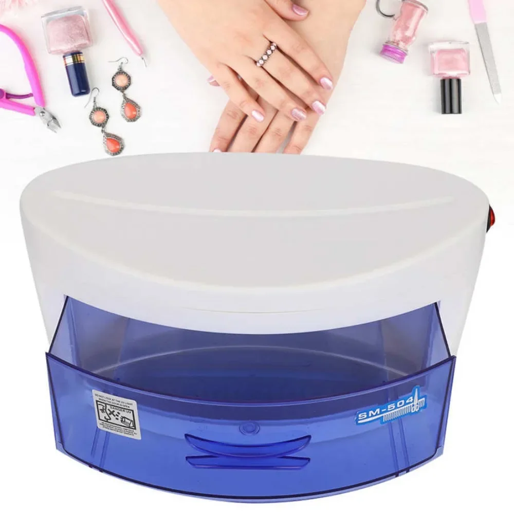 Nail Sterilization Box Sterilization Box UV Sterilization Tool Drawer Type Nail Enhancement Tool Beauty Salon Spa Home Nail Art Cleaning Sterilizer