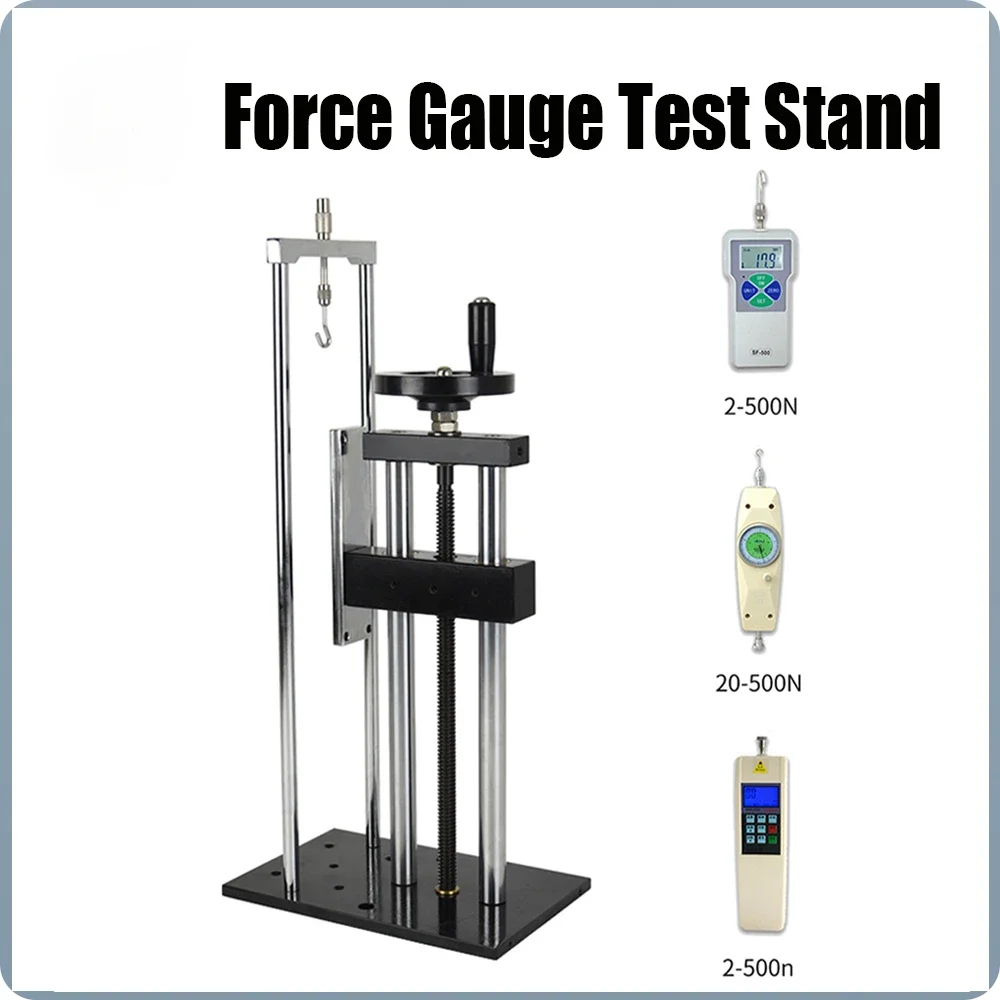 

500N Analog Push Pull Force Gauge Test Stand Dynometer Bench ALX-J