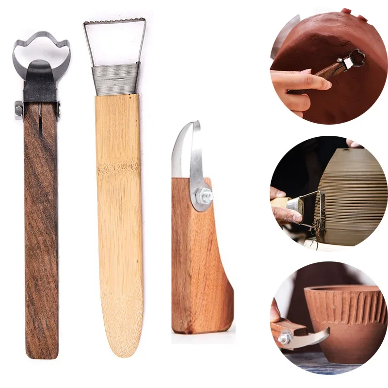 Pottery Tea Cup Water Utensil Handle Tool DIY Handmade Polymer Clay Sculpture Repair Scraper Lightweight and Easy To Use