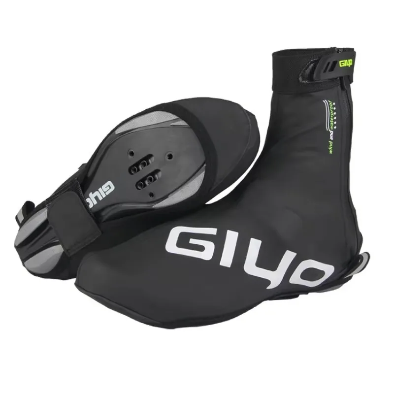 Waterproof Cycling Overshoes Bicycle Shoes Covers Bike Reflective Windproof MTB Road Winter Fleece Warm Bike Lock Protector 4