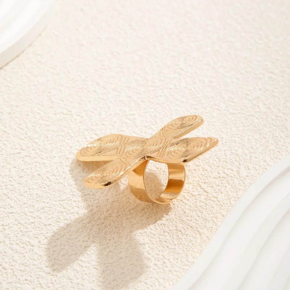 Anello statement donna con croce e cuore in metallo grande_voghion.com