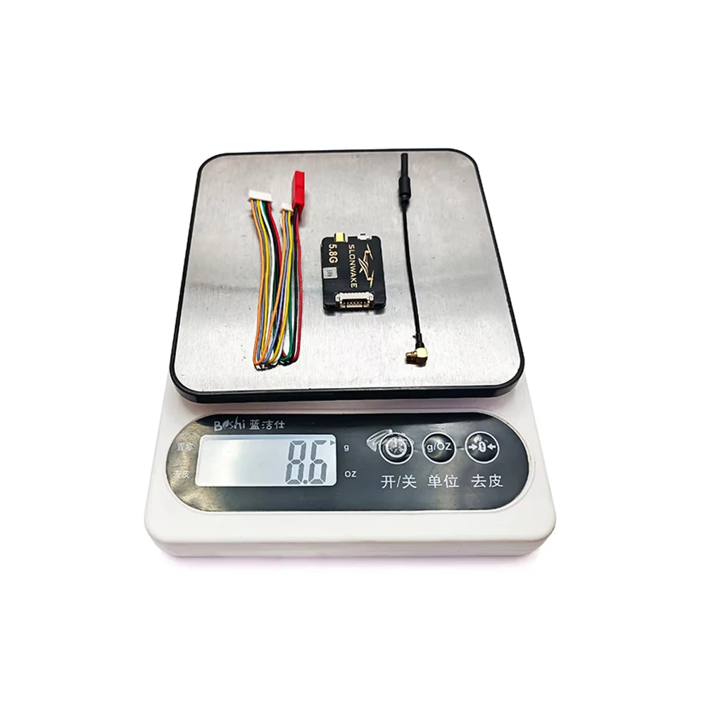 Émetteur FPV 5.8GHz 1.2W VTX 48CH MMCX 8.6g pour Drone Course