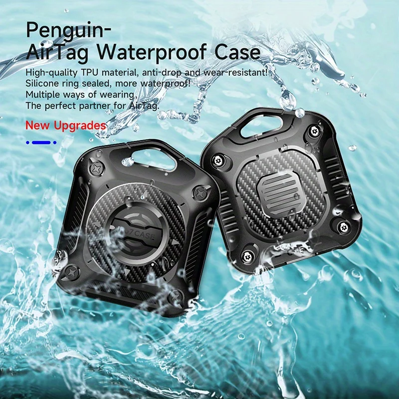 Hülle für AirTag Cover Ip7 True, wasserdicht, weiches Gummi, TPU, Haustierschutzhülle, geeignet für Apple Airtag-Halter, Anti-Verlust-Tracker – Detail 1