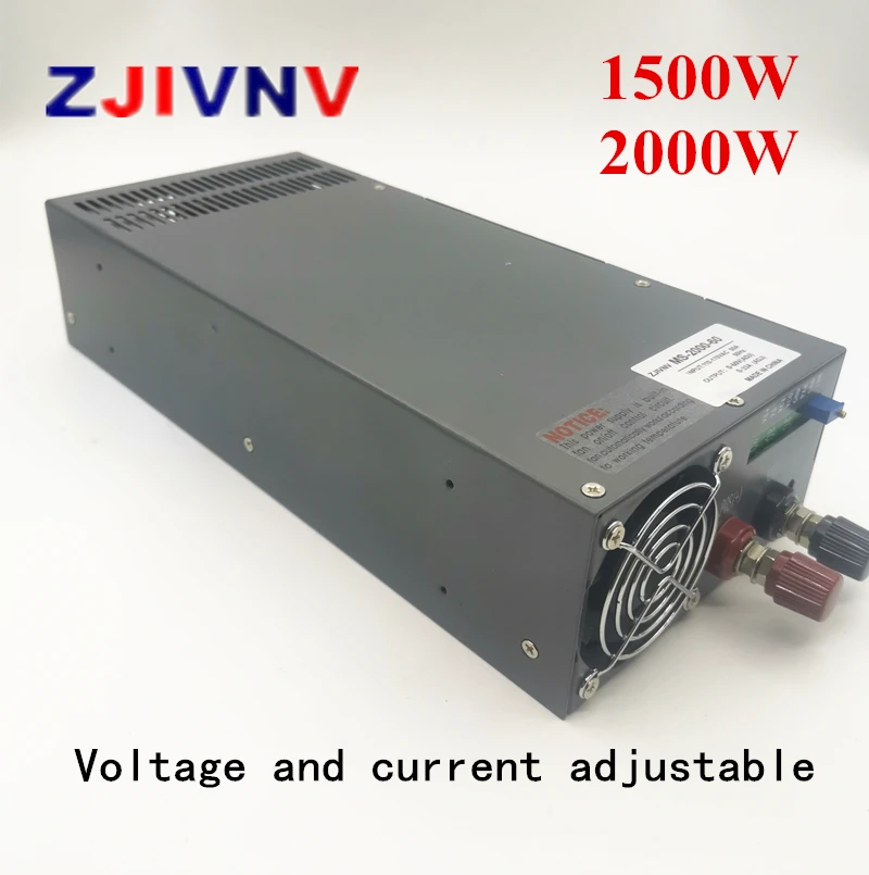 1500W 2000W Switching Power Supply Adjustable Output 012V 13.8V 15V