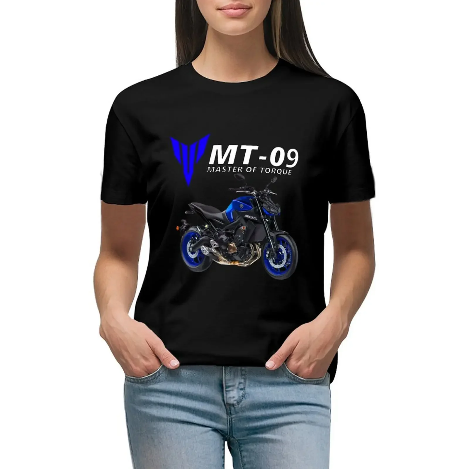 

MT-09 Motorcycle T-shirt tops lady clothes summer tops tshirts woman