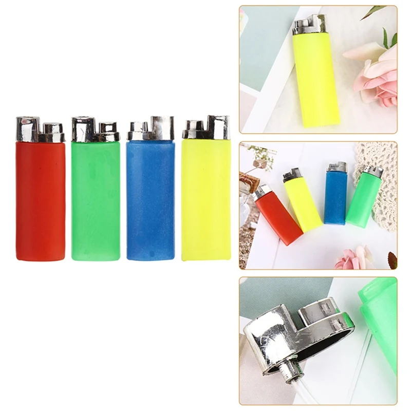 Water Jet Lighter Prank Toys Tricky April Fools Day Prank Props Joke Toy Friends Children Gift 1/2Pcs Random Colors