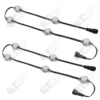 E-top DC12V 150ft RGB Permanent Aluminum Track Holiday Outdoor Christmas Light Exterior Pixel Led Point Light Gemstone Light 4